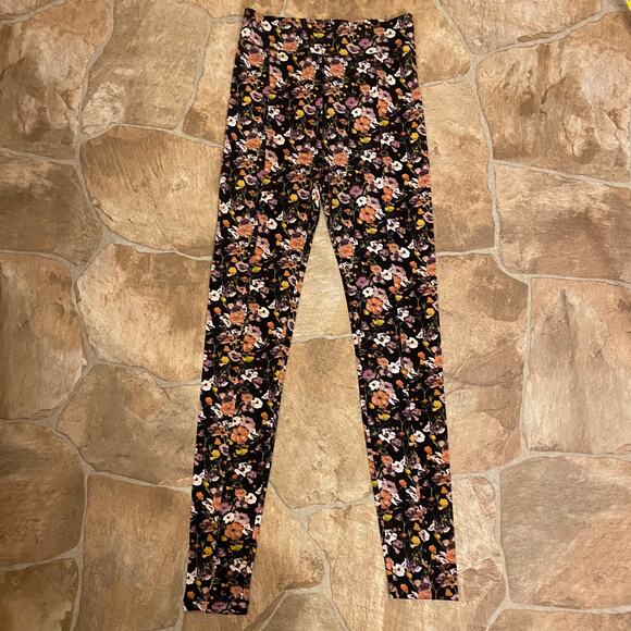 Rag & Bone Sabeen Printed Floral Boho High Rise Lightweight Leggings, Black, XS - Picture 5 of 8